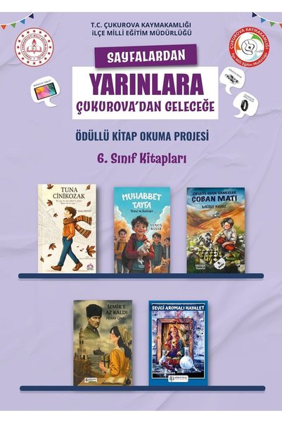 Mor Elma Yayıncılık Çukurova Okuyor 6. Classroom Book Pack (5 Books)