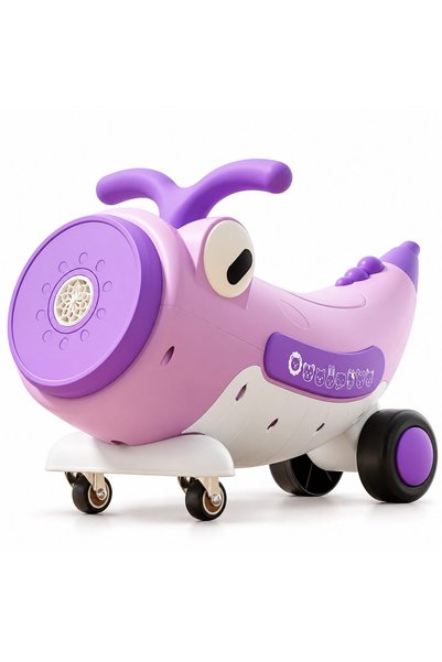 Leski Mașinuță electrică pentru copii, Leski, cu bule de săpun, 360 °   Roți,...