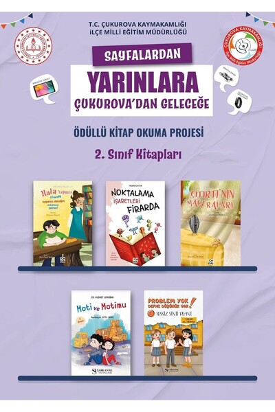 Mor Elma Yayıncılık Çukurova Okuyor 2. Classroom Book Pack (5 Books)