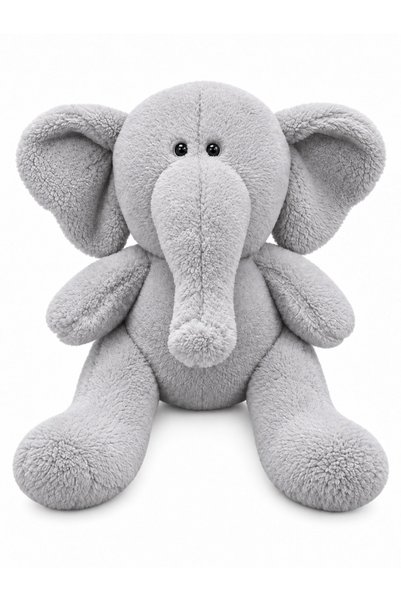 esdishopping 60 cm Cute Gray Plush Elephant Toy – Large Size, Soft and Cuddly...