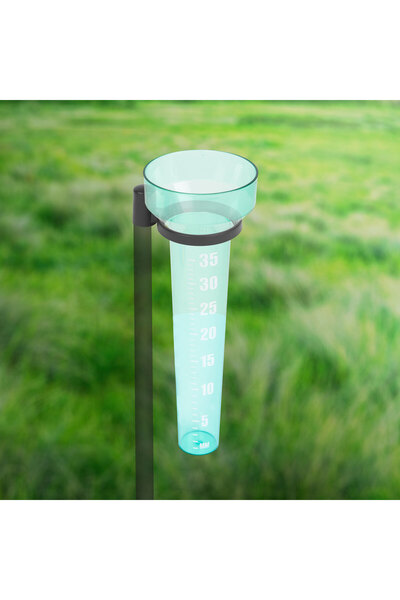 Alista Home Rain gauge base for garden, plastic rain collector stand 350 ml, ...
