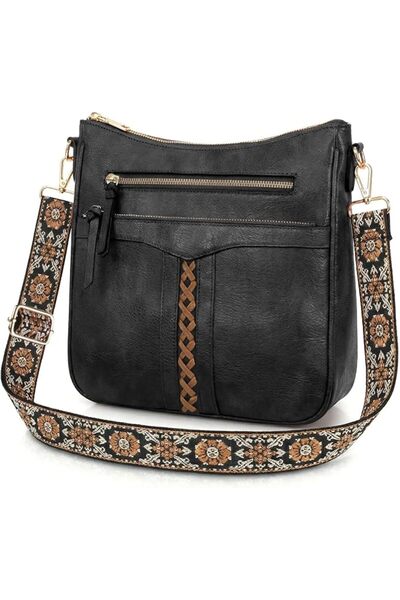 TERRIFI Crossbody Bag, Soft PU Leather Shoulder Bag for Women, Medium Size Ha...