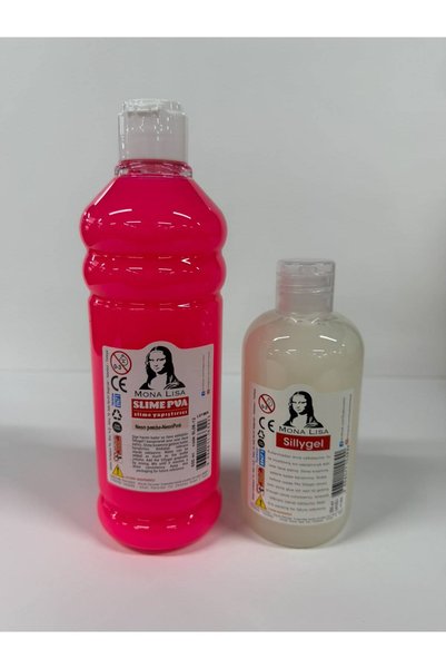 Südor Mona Lisa Slime Yapıştırıcısı 500ml Pembe Slime Jeli ve Sıvı Boraks Sil...