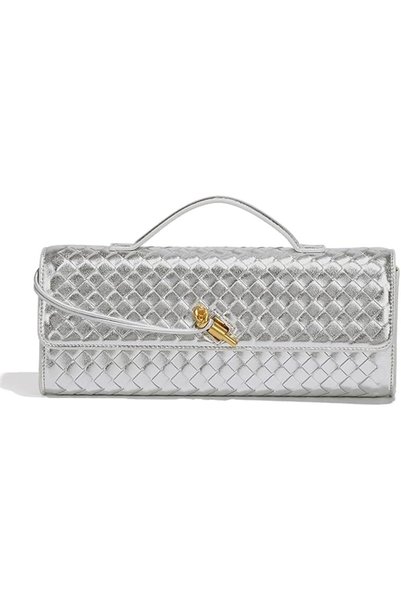 Dreubea Women's Handmade Woven Evening Bag Casual Leather Shoulder Handbag Fa...