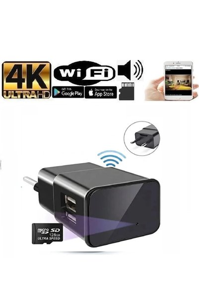 kamera online Şarj Adaptörü Gizli Wifi Kamera uzaktan izleme Kayıt
