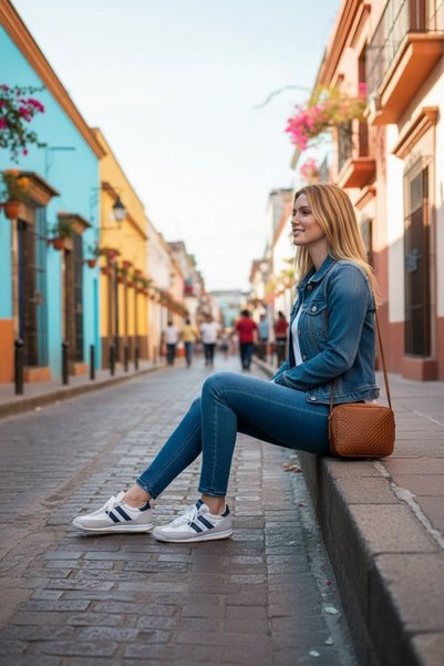 Lufian Greta Lacivert Kadın Sneaker 7531