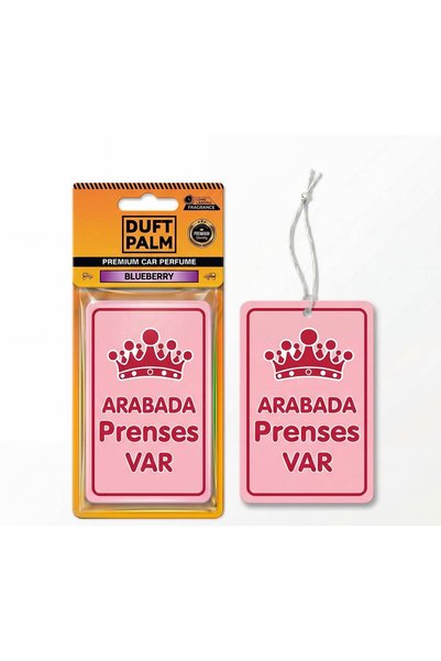 Duft Palm Arabada Prenses Var Yazılı Asma Oto Kokusu – Yaban Mersini