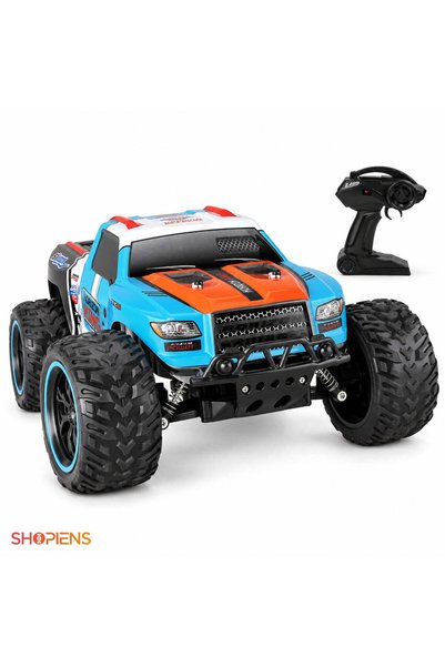 SHOPIENS Masina Off-Road Albastra Cu Telecomanda Si Suspensii 1:10