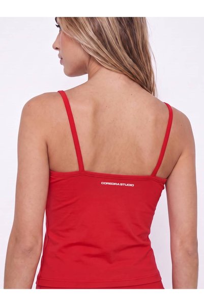 Coredra Kadın İp Askılı Spor Atlet - C546 (Kalın Kumaş)
