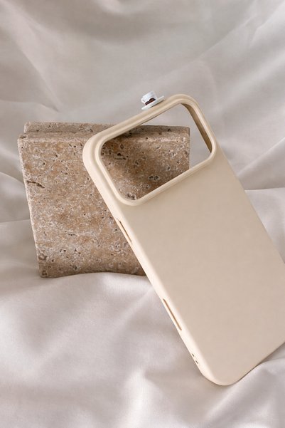 lotusbybuket iPhone 18Promax Chocolate Coffee Figured Inside Velvet Silicone Case