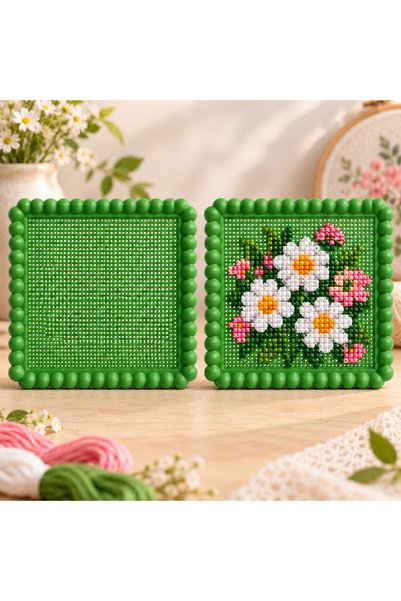 Genel Markalar 3D Objem Kanaviçe Etamin Çerçevesi Yeşil – 3D Baskı Plastik Ka...