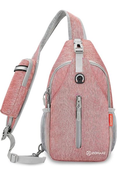 ZOMAKE Crossbody Sling Bag Men Women, Travel Shoulder Daypack Chest Bag
