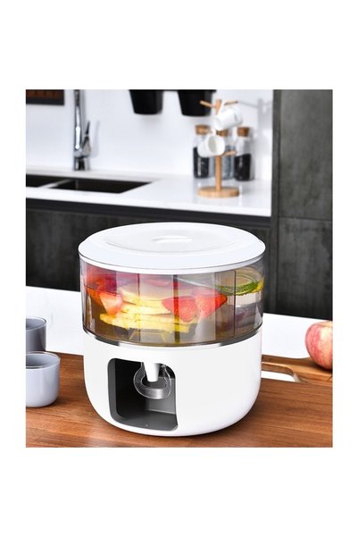 FONIX Liquid Dispenser, Comando Home, 360° Rotatable 3-Section Compartment, 6...