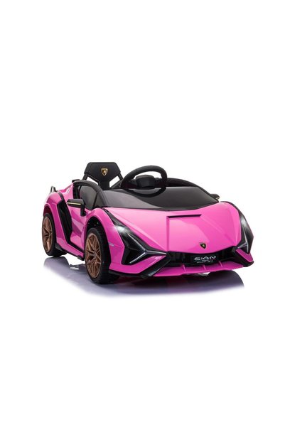 FONIX Mașină electrică Lamborghini Syan Type, Comandă pentru copii, Telecoman...