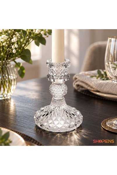 SHOPIENS Sfesnic Transparent Cu Romburi In Relief 10.5 cm