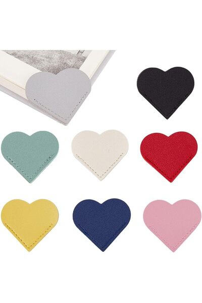 Yelajoy Heart Bookmarks Corner Page Marker Reading Accessory