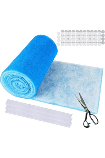 jaffiust فلتر هواء، 12 X 90 Inches Washable لفتحات المكيف