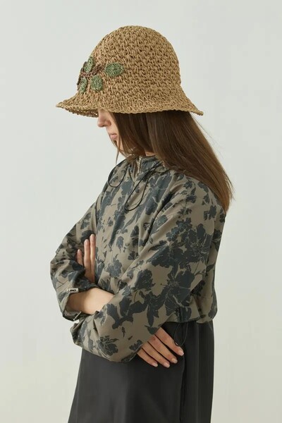QANU Botanica Straw Bucket Hat
