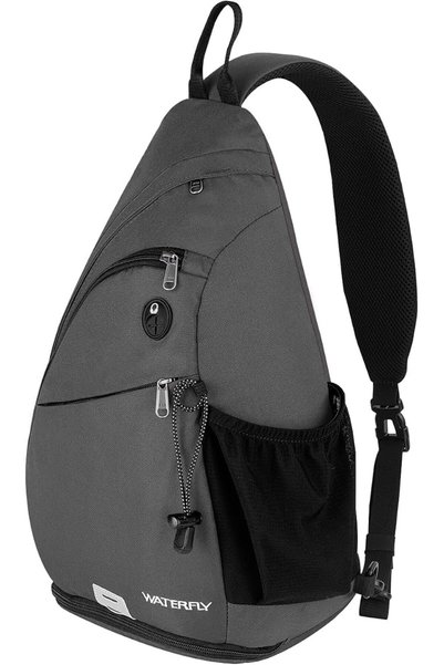 WATERFLY Sling Bag Crossbody Backpack: Over Shoulder Daypack Casual Cross Che...