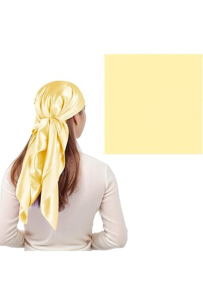GENERAL 35'' Large Satin Head Scarf, Pirate Bandana, Silk Hair Wrap for Women...