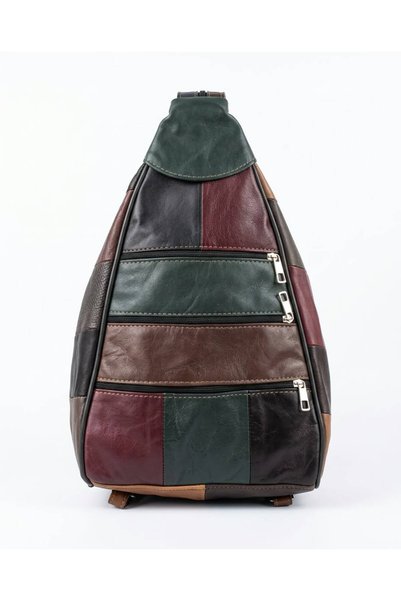 Latife Genuine Leather Multi-Compartment Women's Backpack Multi-Functional Strap Shoulder Bag