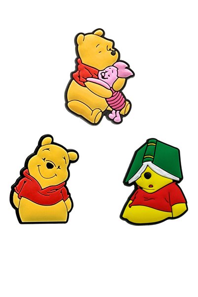 Hanata Aksesuar Terlik Süsü Terlik Aksesuarı Charm Winnie the Pooh Özel Set