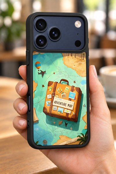 BGAKSESUAR iPhone 18 Pro Max Compatible Adventure Pattern Shockproof Case wit...