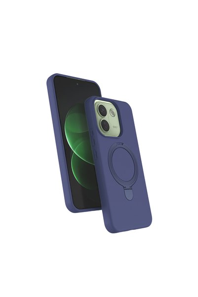 zore Xiaomi Redmi Note 17 Pro Max Kılıf 360 Derece Döner Standlı MagSafe Kamera Lens Korumalı Silikon SENK