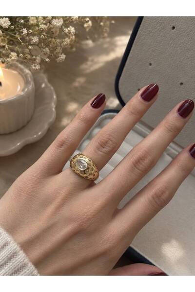 Maius Co. Brand Model Vintage Series Adjustable Stainless Steel Ring