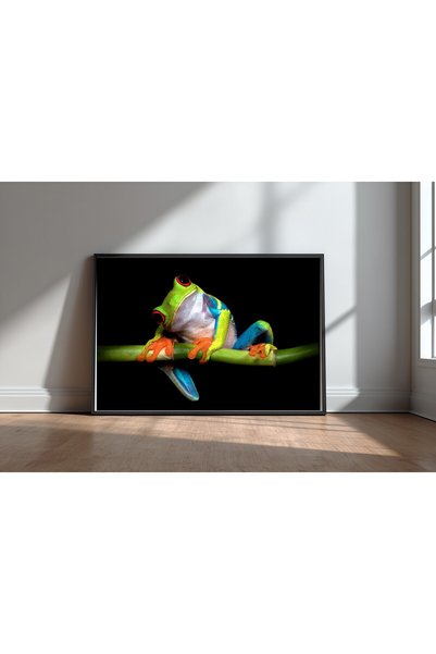 KEYFHOME Curiosity Black Framed MDF Painting Poster Σαλόνι Διακόσμηση Τοίχου ...