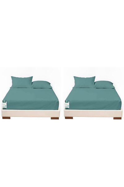 COTTON HOME Cotton Home3 Piece Fitted Sheet Set Super Soft Ivory Twin Size 16...