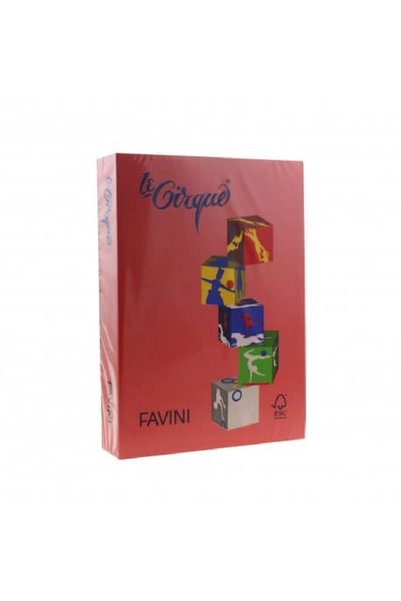 Favini Carton Color 160G/MP A4 Rosu – (209)