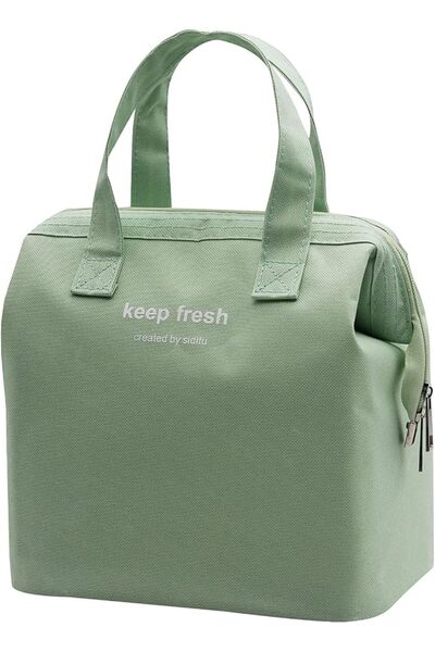 GENERAL Toriseek Insulated Lunch Bag Simple Bento Cooler Bag Lunch Tote Bag f...