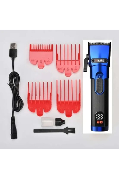 Wmark W-Mark NG-119 Aparat de tuns profesional, Albastru – Aparat de tuns pre...