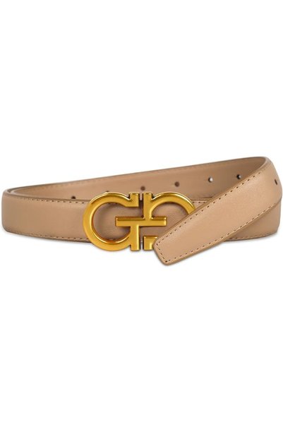GENERAL Women's Leather Belt with Buckle - Ideal for Dresses, Jeans, and Coats