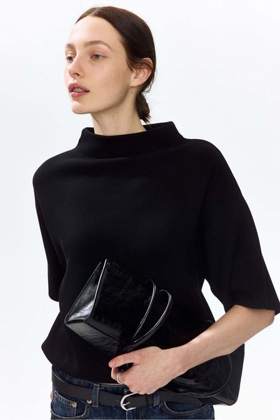 H&M Knitted turtleneck top