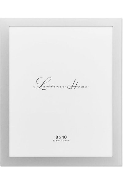 Lawrence Frames إطار صور معدني فضي مصقول مقاس 4 × 6