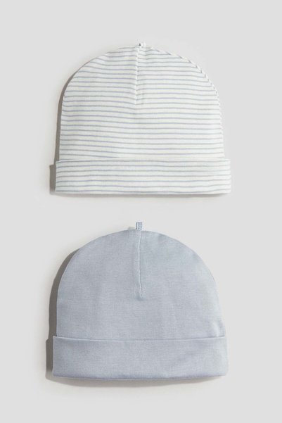 H&M 2-pack cotton hats