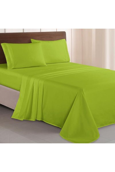 Elegant Comfort طقم سرير فاخر من الألياف الدقيقة بجودة فندقية ممتازة 1500، مط...