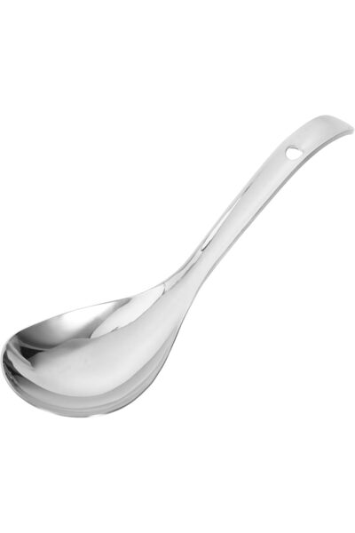Generic Rice Scooper, 25.5cm Stainless Steel Rice Spoon Rice Paddle Large Sou...