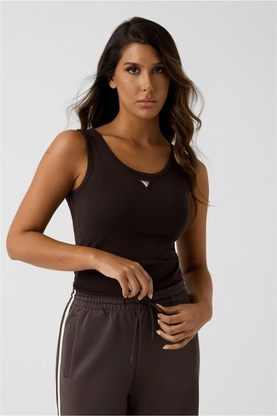 Guess Olympe Kadın Atlet V6Yp09K4312-G1L9 Kahverengi