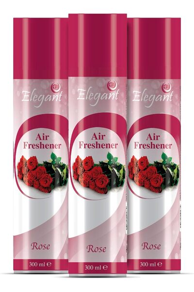 Generic Elegant Rose Air Freshener Spray - 300ML - Pack of 3 (3x300ML) - Flor...
