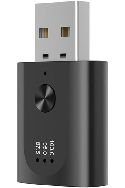 Generic محول بلوتوث 5.3 USB لاسلكي، جهاز استقبال وإرسال صوت لاسلكي مع ميكروفو...
