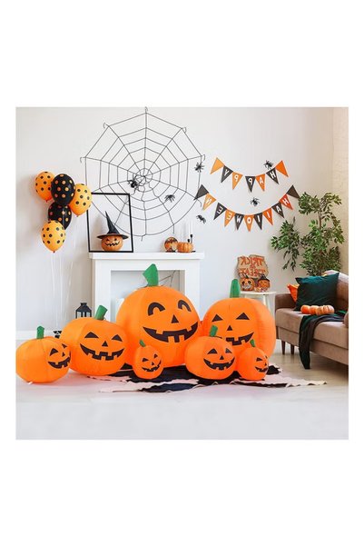 TAPIT Halloween Inflatables Pumpkins Outdoor Decorations, with Built-in LED L...