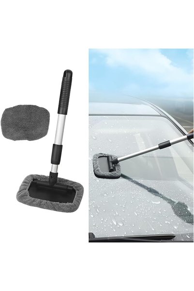 Generic Car Windshield Cleaner Tool, Extendable Handle Vehicle Window Wiper D...