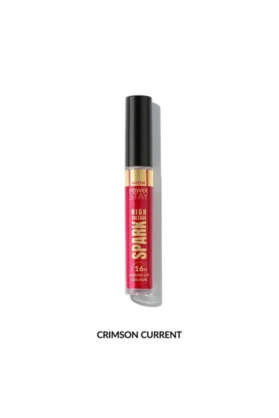 AVON Power Stay 16-Hour High Voltage Spark Lipstick with long-lasting Glittery