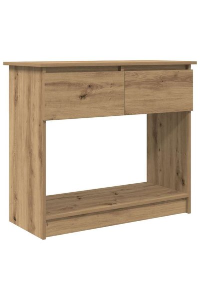vidaxl Consolă cu sertare Artisan Stejar 85,5x38,5x74,5 cm