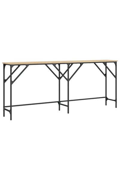 vidaxl Măsuță consolă, stejar sonoma, 180x29x75 cm, lemn prelucrat