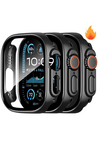 Choice Ultra 3 49mm Black-Black-Black 3pcs Cover For Apple Watch Case Ultra 3...