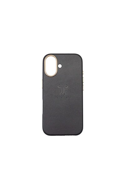 TORO NERO Husă de telefon din piele neagră pentru iPhone 17